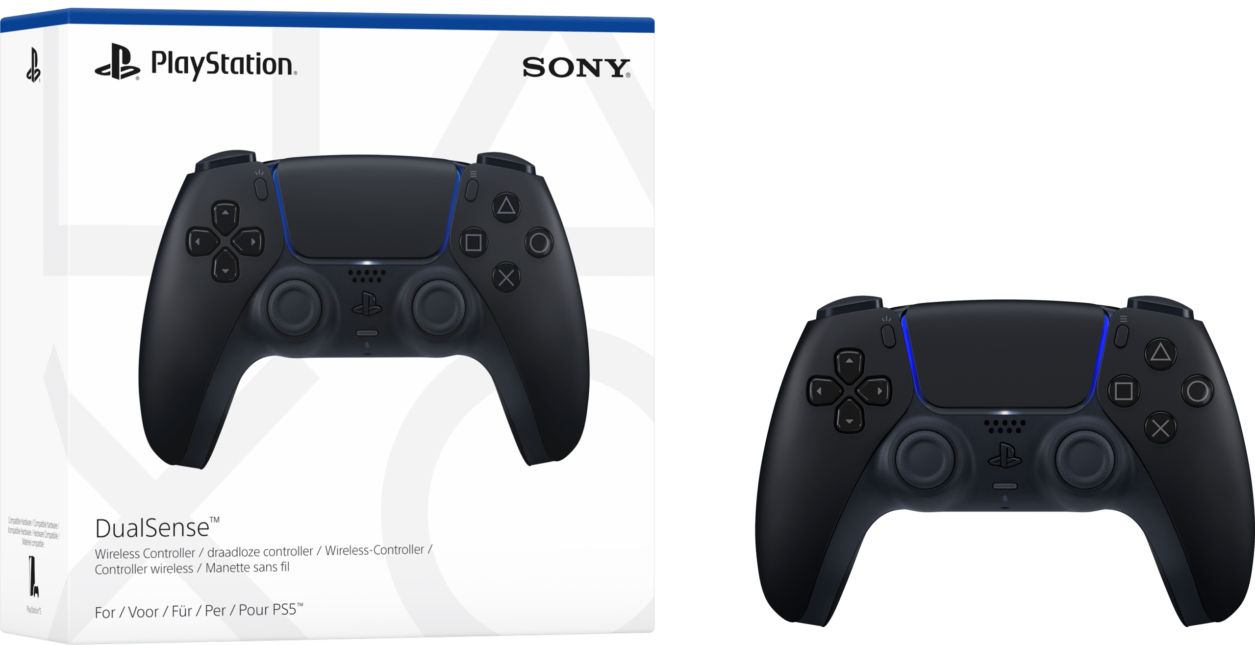 Sony PlayStation 5 DualSense Wireless Controller - Midnight Black - Image 6