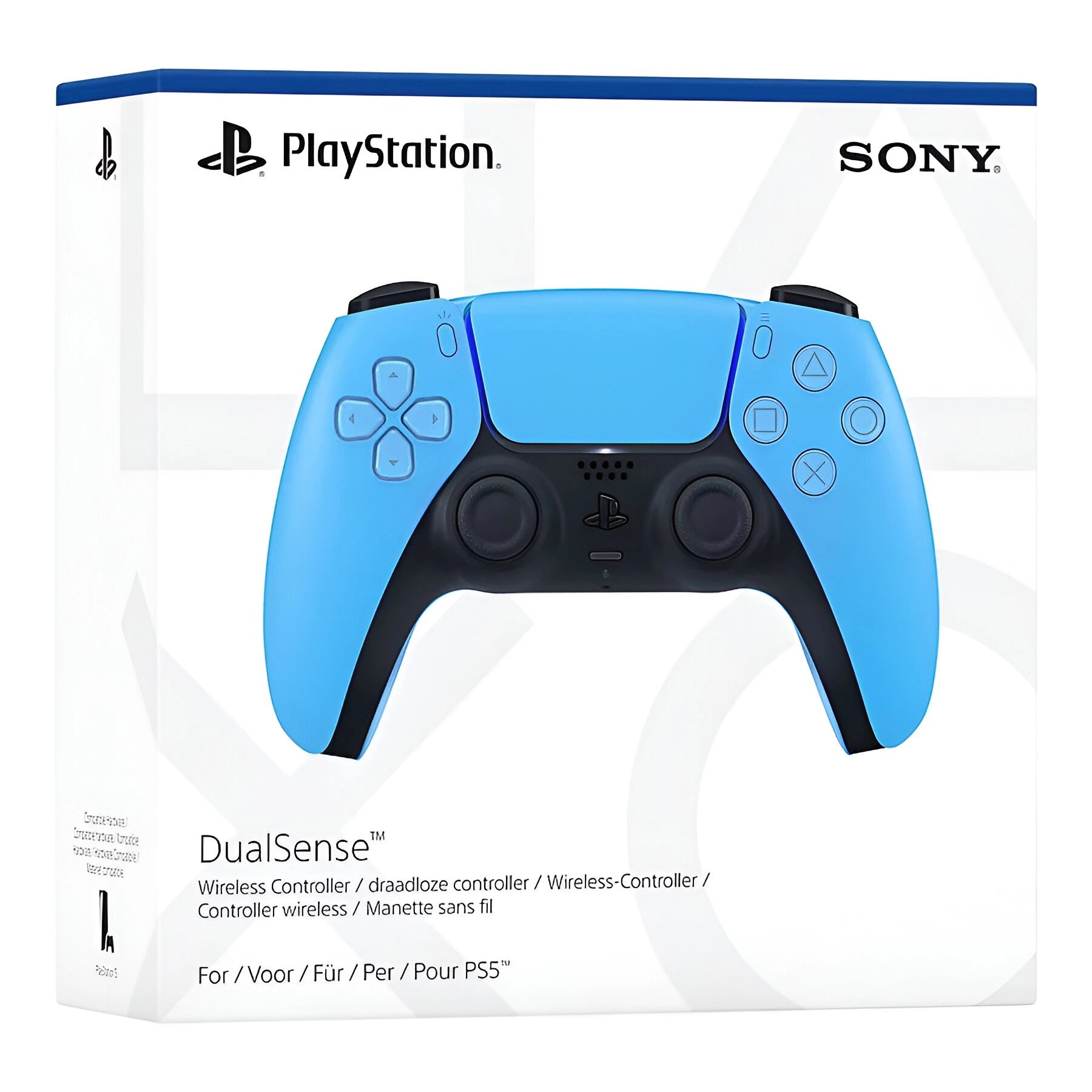 DualSense® Wireless Controller – For PS5, PC, Mac & Mobile - Starlight Blue