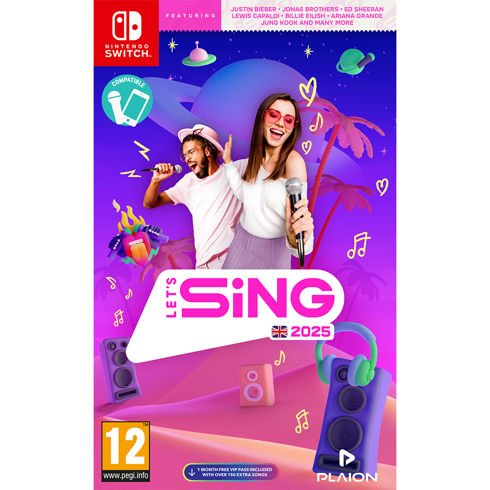 Let's Sing 2025 UK Edition Nintendo Switch