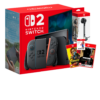 Nintendo Switch 2 Bundle with Cyberpunk 2077, Hitman WOA, Micro SD Express Card & Switch 2 Camera
