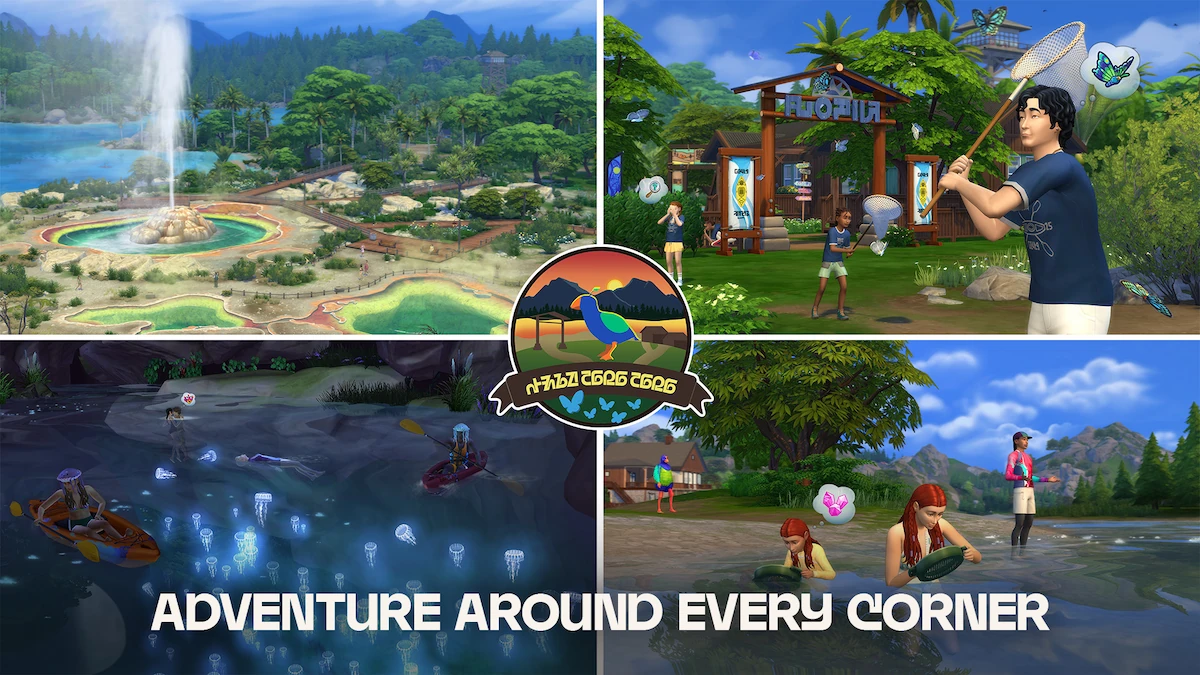 Gibbi Point world in The Sims 4 Adventure Awaits