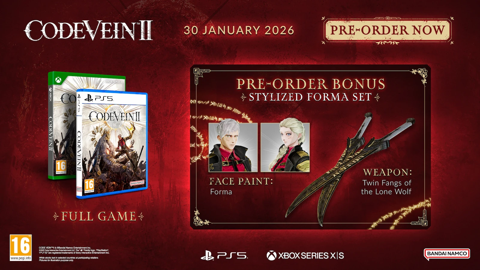 Code Vein II – Pre-Order Bonus Content