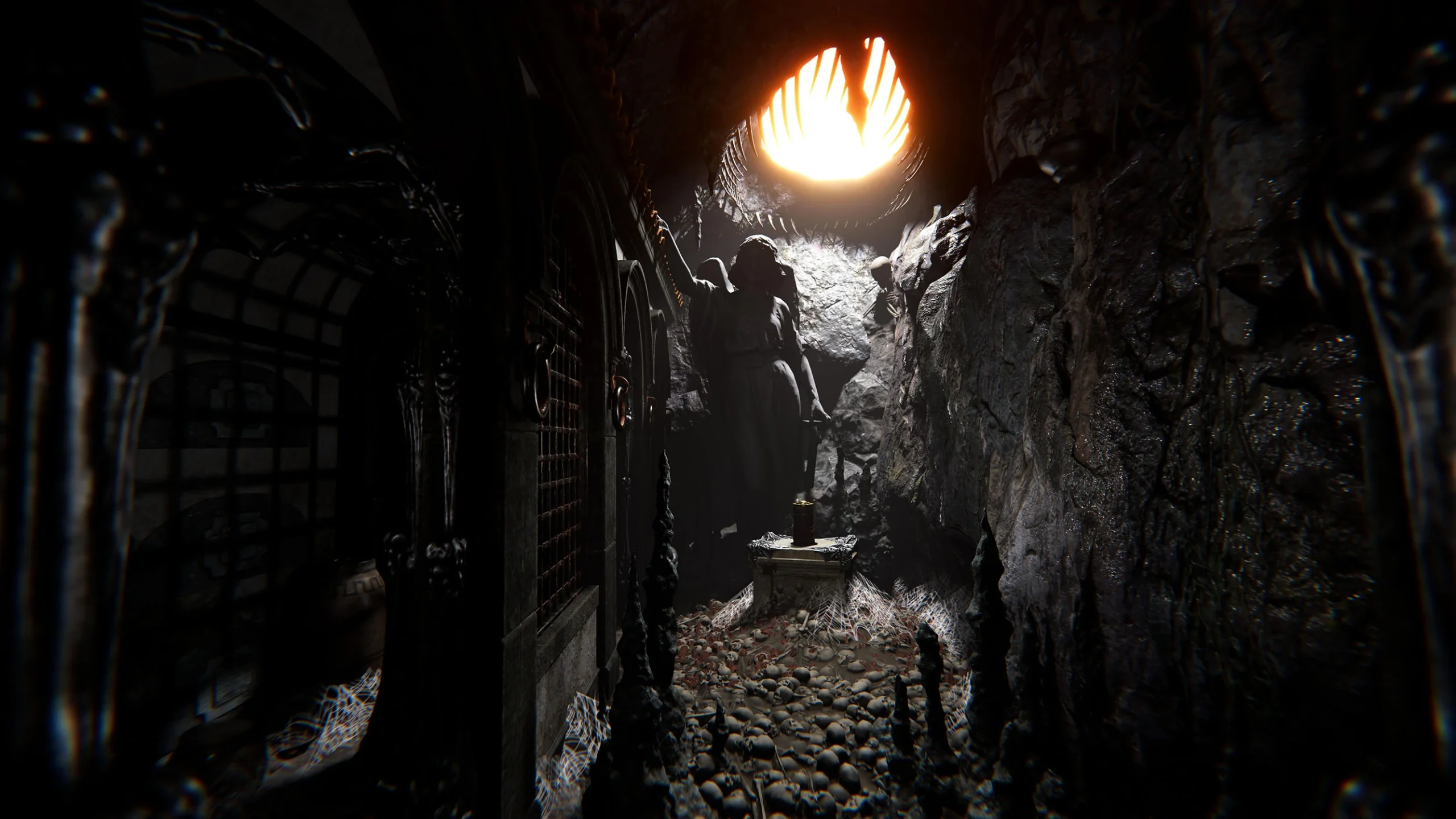 Dark Atlas Infernum psychological horror atmosphere