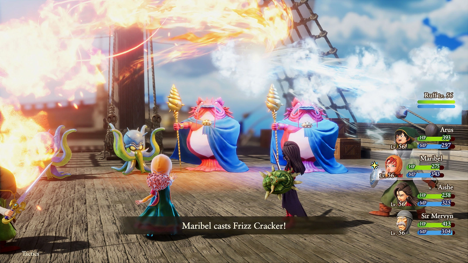 Dragon Quest VII Reimagined new combat system