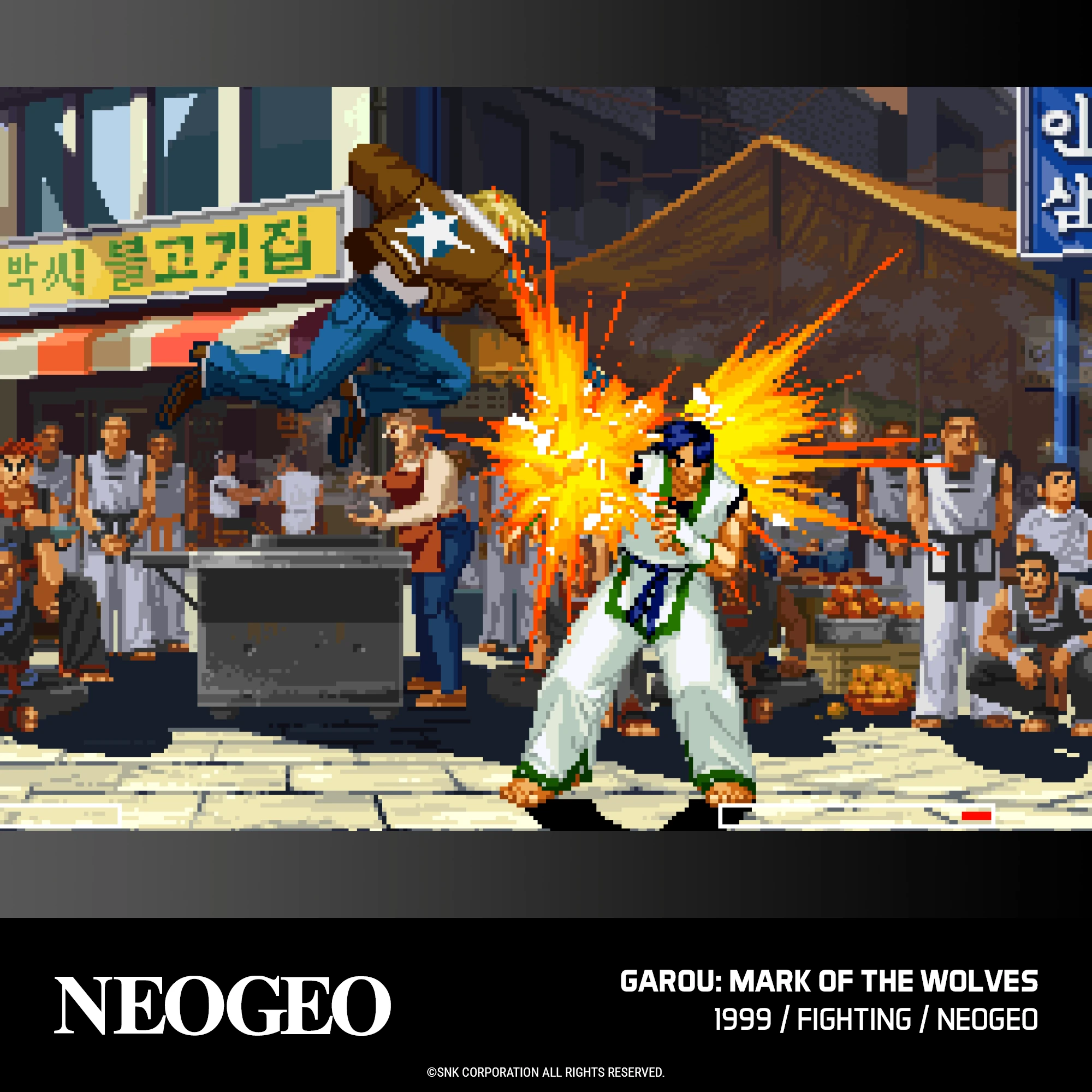 Classic NEOGEO fighting and action titles
