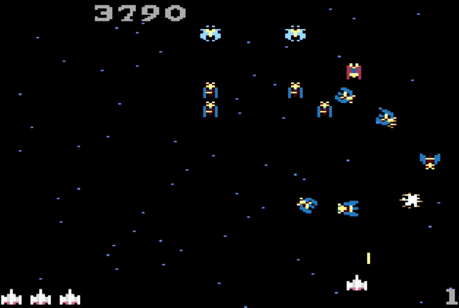 Galaga compatible with Atari systems