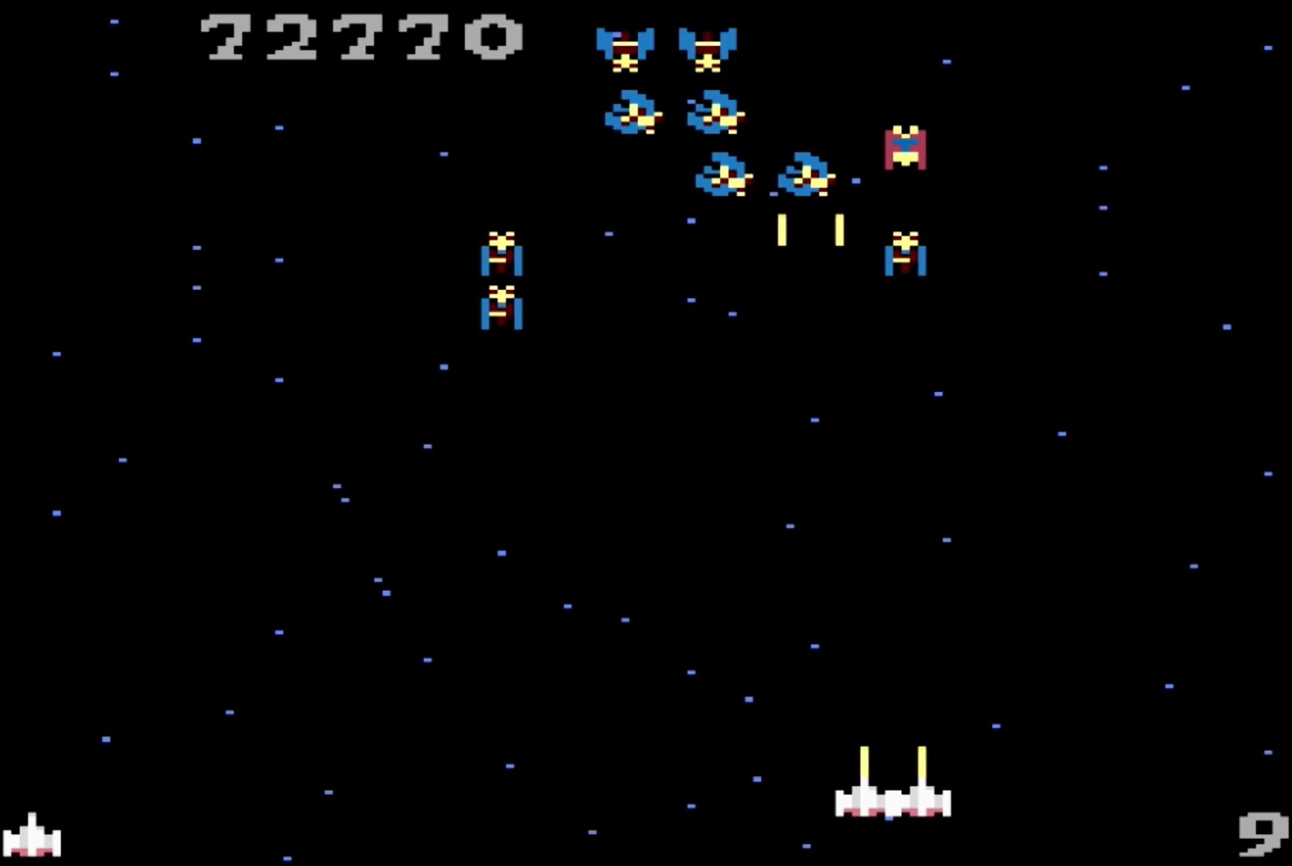Galaga intense space battles
