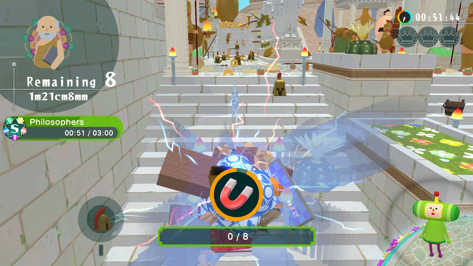 Once Upon a Katamari new stages and magnet power-up