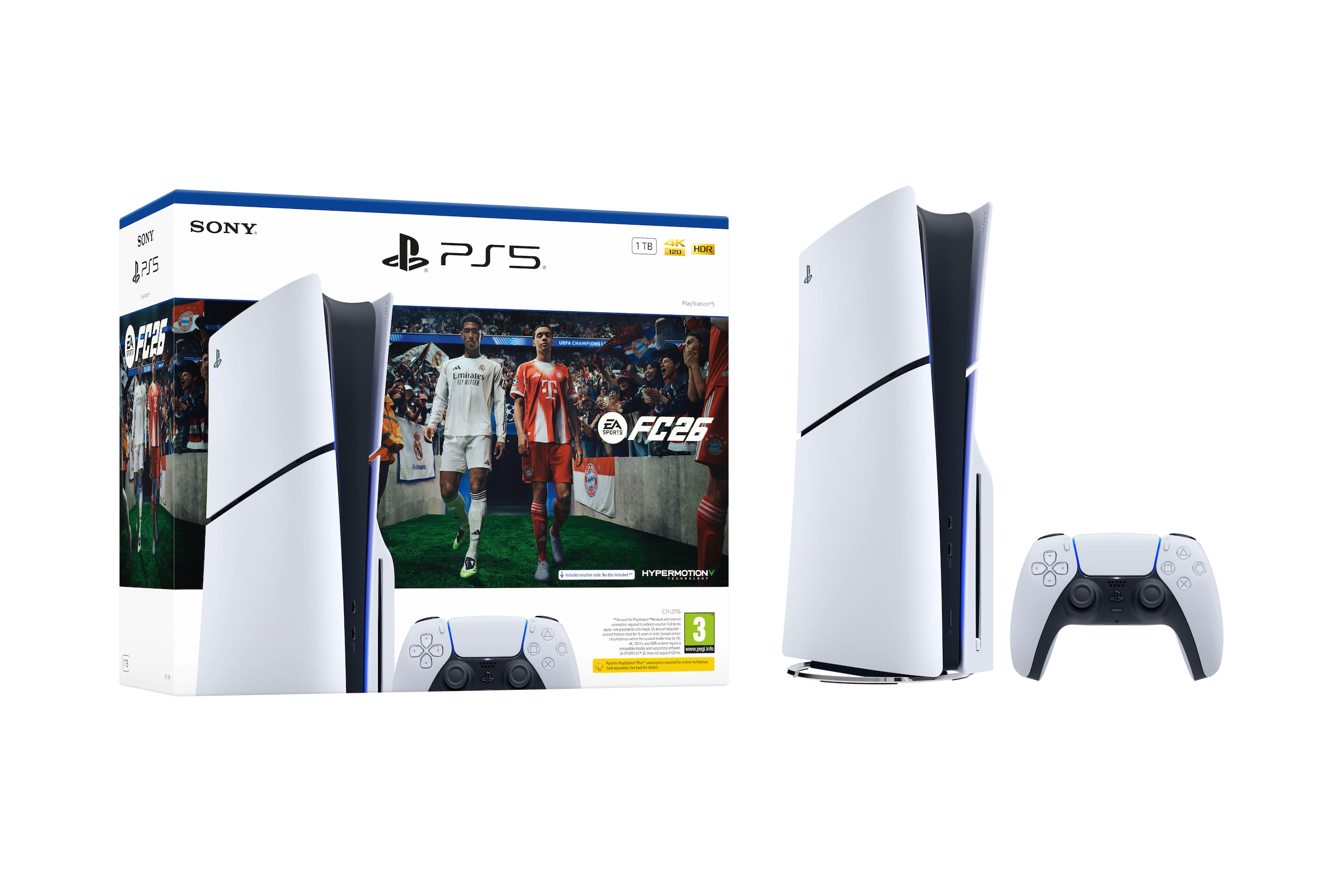 PlayStation 5 EA SPORTS FC 26 Bundle console and game