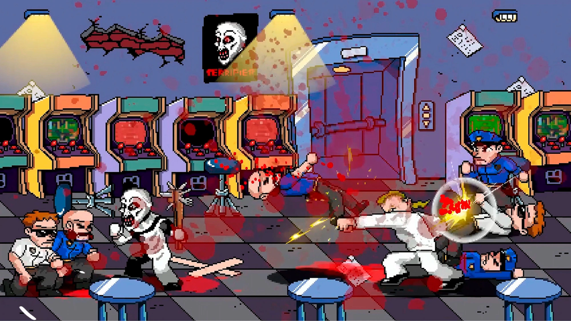 Terrifier The ArtCade Game Hardcore Mode gameplay