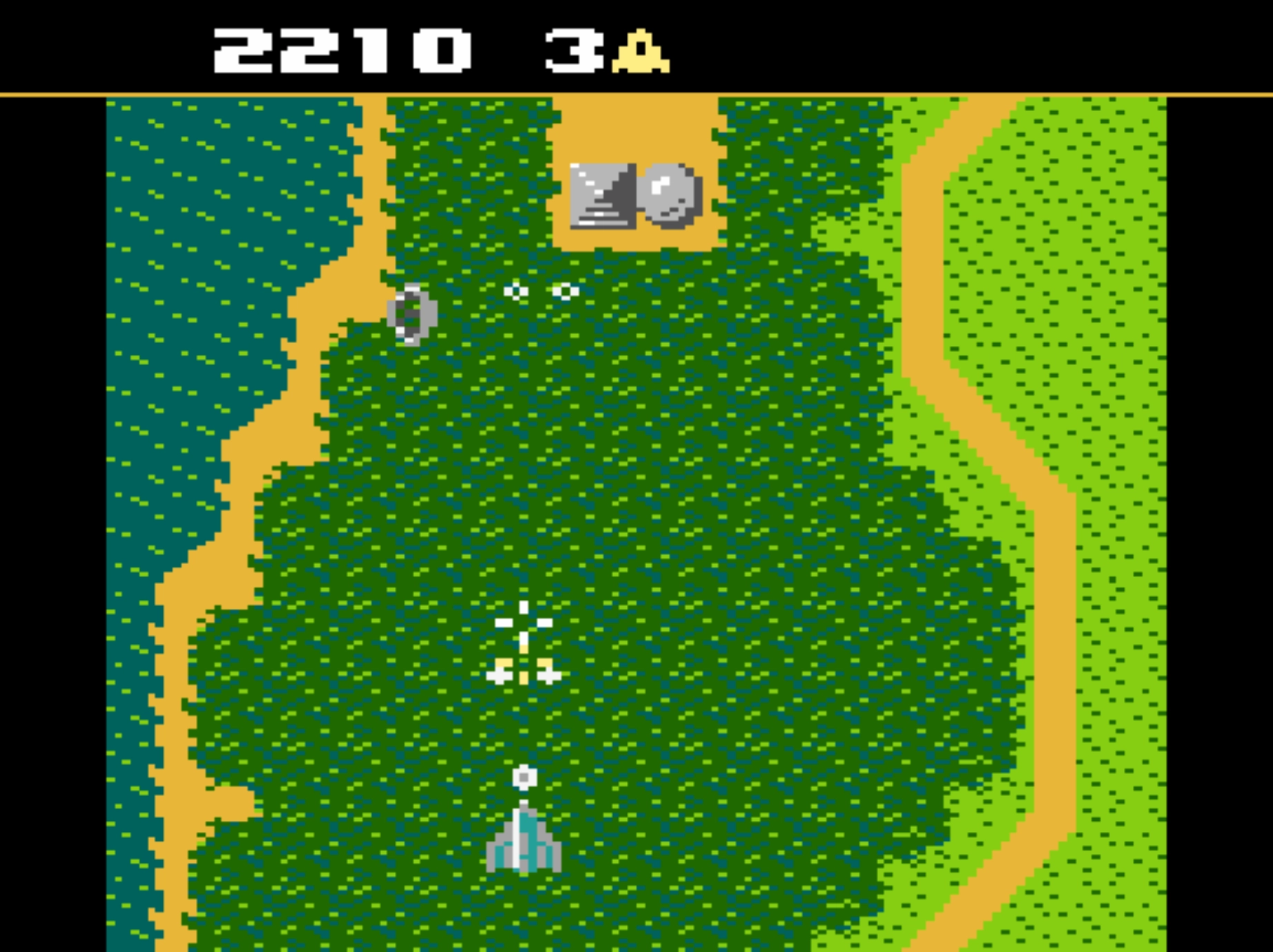 XEVIOUS Solvalou fighter craft gameplay overview