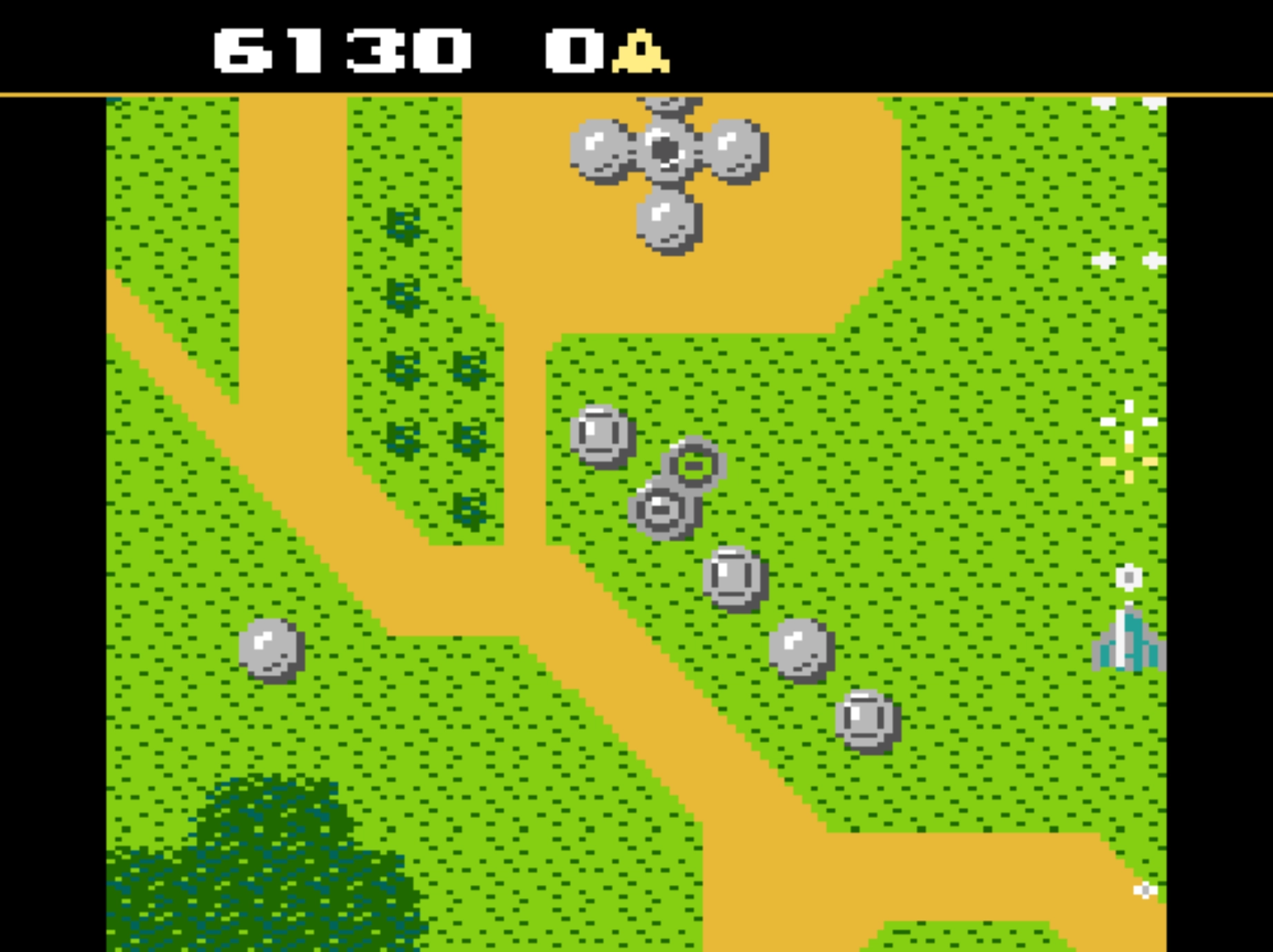 XEVIOUS boss battle scene