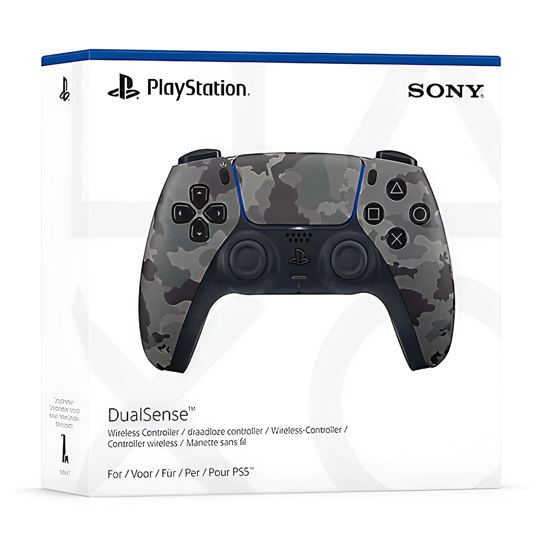 DualSense® Wireless Controller – For PS5, PC, Mac & Mobile - Grey Camo